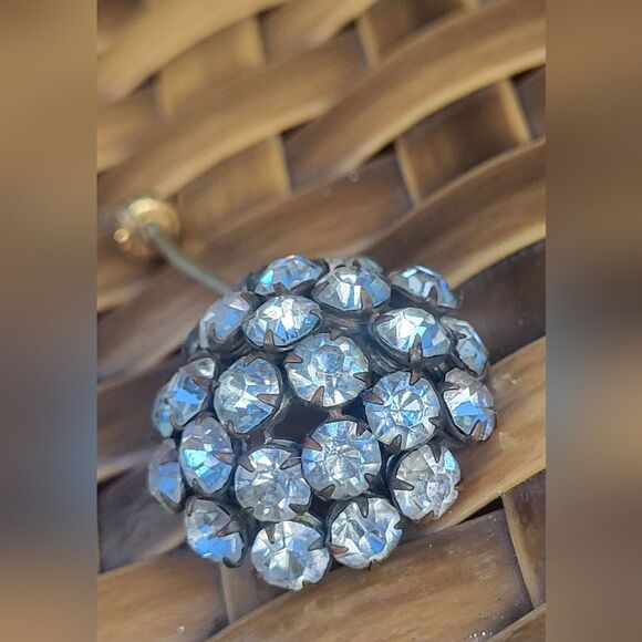 Vintage 1940s rhinestone stickpin - Picture 4 of 6
